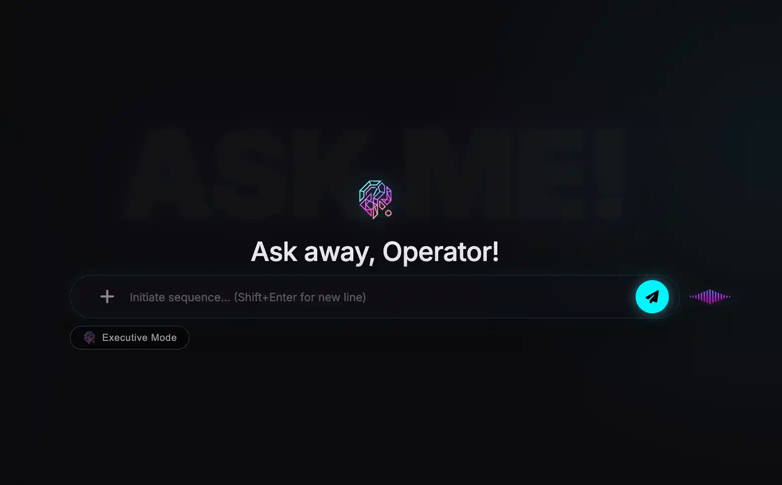 Ask Me Application Interface